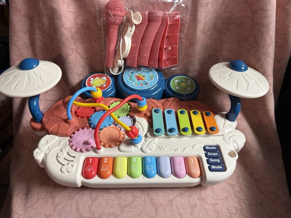 Toy Drum Set /Piano and drum Toys-Multifunctional - Zhaoletai Toys, Age 3+